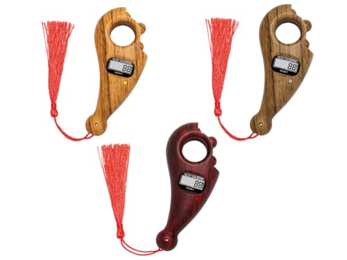 Abiyou 3 Pieces Digital Beads Counter, Portable Prayer Beads Counter, Prayer Digital Tasbih, for Meditation, Relaxation, Active Fingers, Prayer Islamic Tasbih Muslim