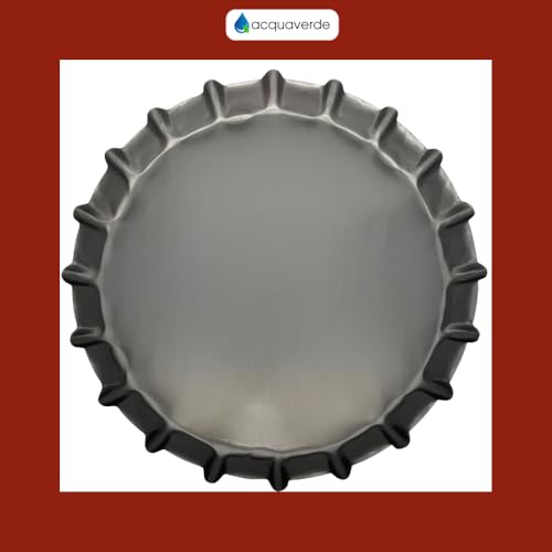 acquaverde | Tegame per l'originale Focaccia Barese, Pizza e Calzone in Acciaio, Rotondo Ø 40 cm - Teglia per la Cucina Tradizione Pugliese, utilizzo Casalingo e Professionale, MADE IN ITALY - immagine 4