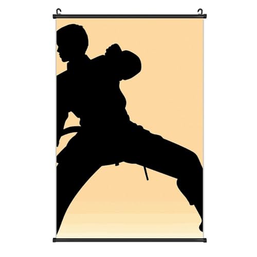 Poster karaté toile multi-tailles déco murale durable