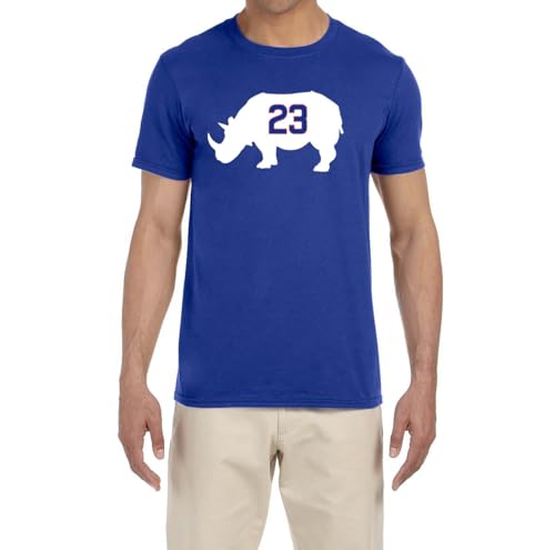 Blue Chicago Ryne Sandberg Ryno Logo T-Shirt