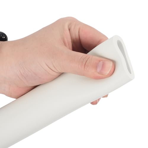 Image of uxcell Foam Tubing for Handle Grip Support,18mm ID 30mm(1 3 /16 inch) OD 0.3 Meter /1ft Length White
