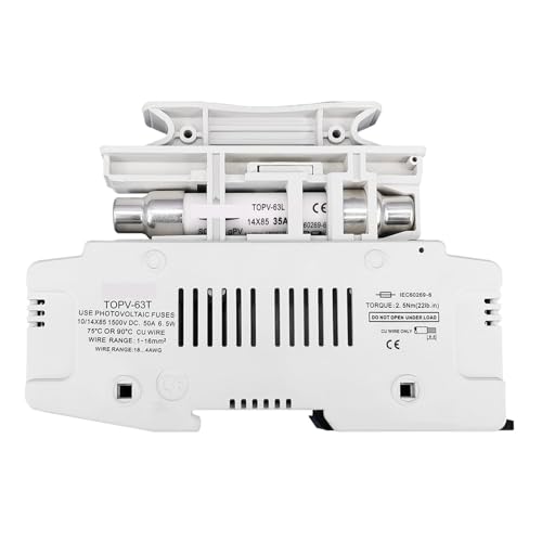 Porte-fusible Solaire PV 1500V éliminant le risque de surintensité sur votre onduleur 35A