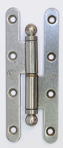 BOUVET - TB INDUSTRIE SSA30082 Boule Acier 27 Bros, 140x55, 27ARD1451, Paumelle série BR, 3 Branches 160 x 60 mm, Finition Fer Poli, avec Vase, Droite ou...