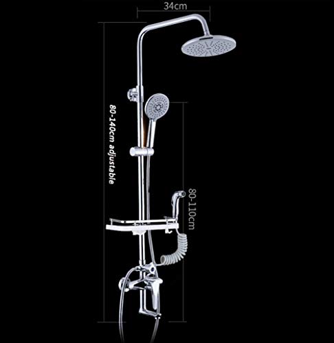 Ensemble de mitigeur de douche pour baignoire familiale moderne