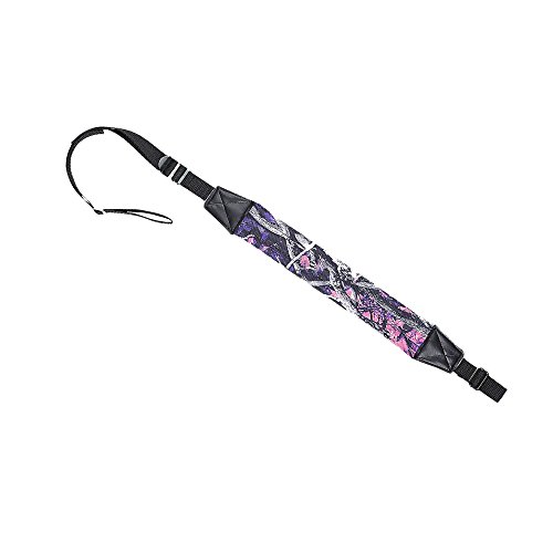 Bulldog Cases Muddy Girl Deluxe Padded Rifle Sling, Camo/Black, 1-Inch