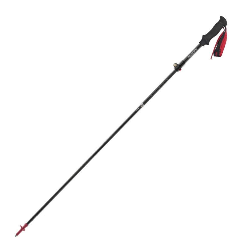 work out Bastón de Senderismo Bastón de Trekking Plegable Anti-Choque Ultra Ligero Ajustable Bastones de Marcha para Practicar SenderismoCaminar Viajar 1 par