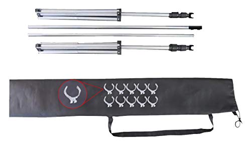 Suporte Fundo Infinito Estúdio Fotográfico Alumínio 2x2