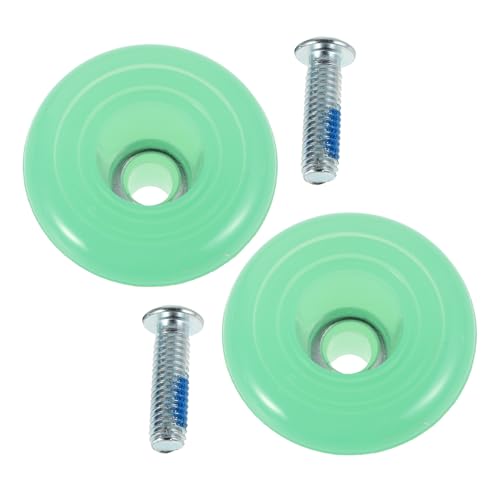ibasenice Roller Skate Toe Stoppers Double Row Toe Guard Jam Plugs for Roller Skates Pu Material Easy Replacement