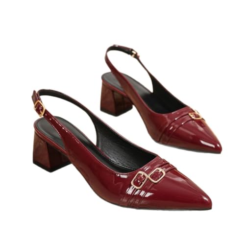 Women's Elegant Solid Color Mary Janes Pumps Fashionable Comfortable High Heel Shoes for Daily Wear, Casual Trendy Shoes for Party