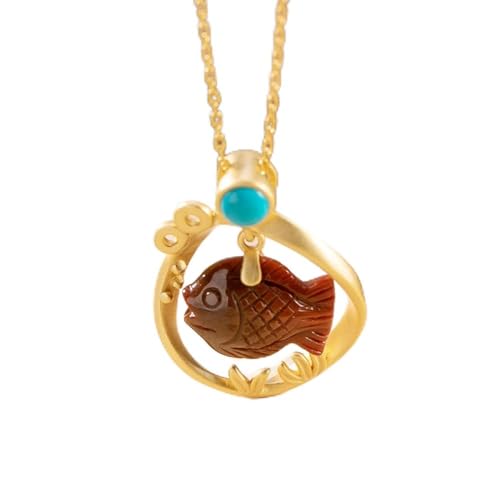 Collier Carpe en argent S925 idéal pour sublimer vos tenues chic au quotidien