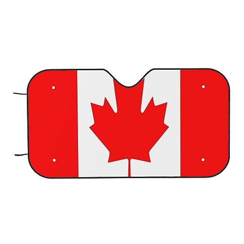 Canada Canadian Flag Car Sunshade Cover Automobile Windshield Foldable Sun Visor Apply for Van Truck Trailer