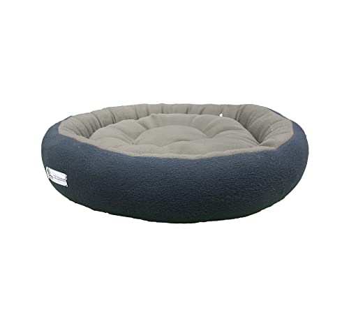 Image of Premium Small Size Dog Bed for Small Dogs and Puppies Anti Skid Bottom Washable Orthopedic Dog /cat Beds Black-Grey