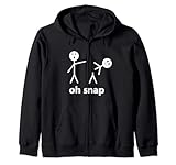 Oh Snap Funny Stick Figure Hilarious Sarcastic