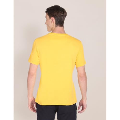 Image of U.S. Polo ASSN. Men's Cotton Regular Fit Crew Neck Brand Print T-Shirt