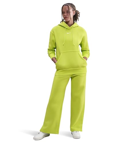Nike Womens Sportswear Phoenix Fleece Oversized Pullover Hoodie, Cyber/Sail, X-Small - image 1