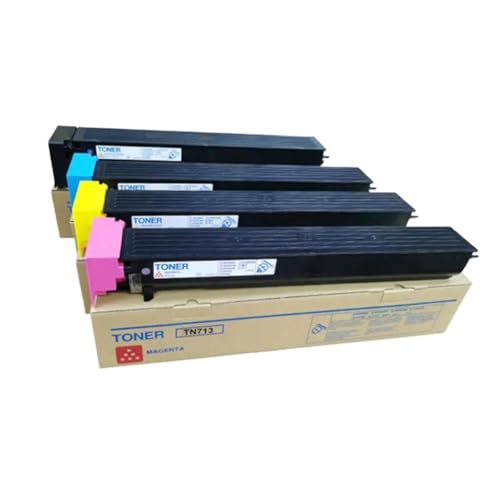 Image of RCGtnnesa 4 Pack TN713 Toner Cartridge Compatible With C659 C759 Copier CMYK(CMYK)