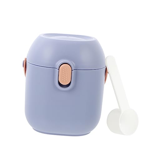 Totority ポータブル粉ミルクケース 厚手耐圧設計 大容量密閉ボックス 衛生的スプーン離収納 持ち運び便利 外出用乳児用保存容器