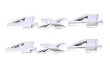 2pcs Auto Tuning 4x4 Logo 3D Decal Emblem Logo Sticker Nameplate Badge Replacement for Limited (Chrome) -  SBSYAUDE