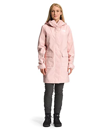 The North Face City Breeze Parka II Damen-Regenjacke, Pink Moss, Größe L,...