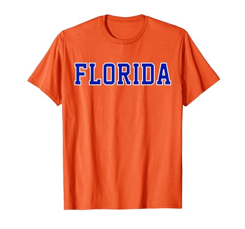 Vintage Florida Herren Florida Frauen Retro Orange T-Shirt Tee T-Shirt Vintage Florida Herren Florida Frauen Retro Orange T-Shirt Tee T-Shirt