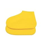 【Antideslizante e impermeable】 Hecho de silicona 100% premium no tóxica, con protección de ángulo. La parte inferior de la cubierta del zapato tiene marcas de ondas para aumentar la fricción con el suelo, que es mejor deslizarse. Adecuado para días lluviosos y nevados.