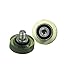 2 Pcs Diameter 13mm, M4 Screw, PU Polyurethane Bearing with Stainless Steel Screw, Rubber-Coated Soft Pulley/Roller, Guide Wheel