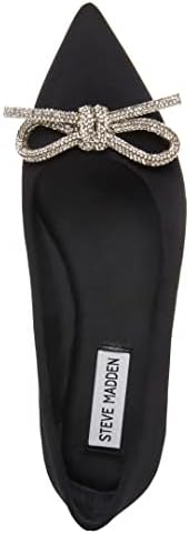 Steve Madden Women's Elina Ballet Flat, Black, 8.5 | Image 4