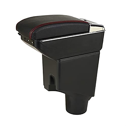 DSMBKS Armrest Box Fit for T-oyota Yaris 2014-2021 Armrest Box Space Central Store Content Box