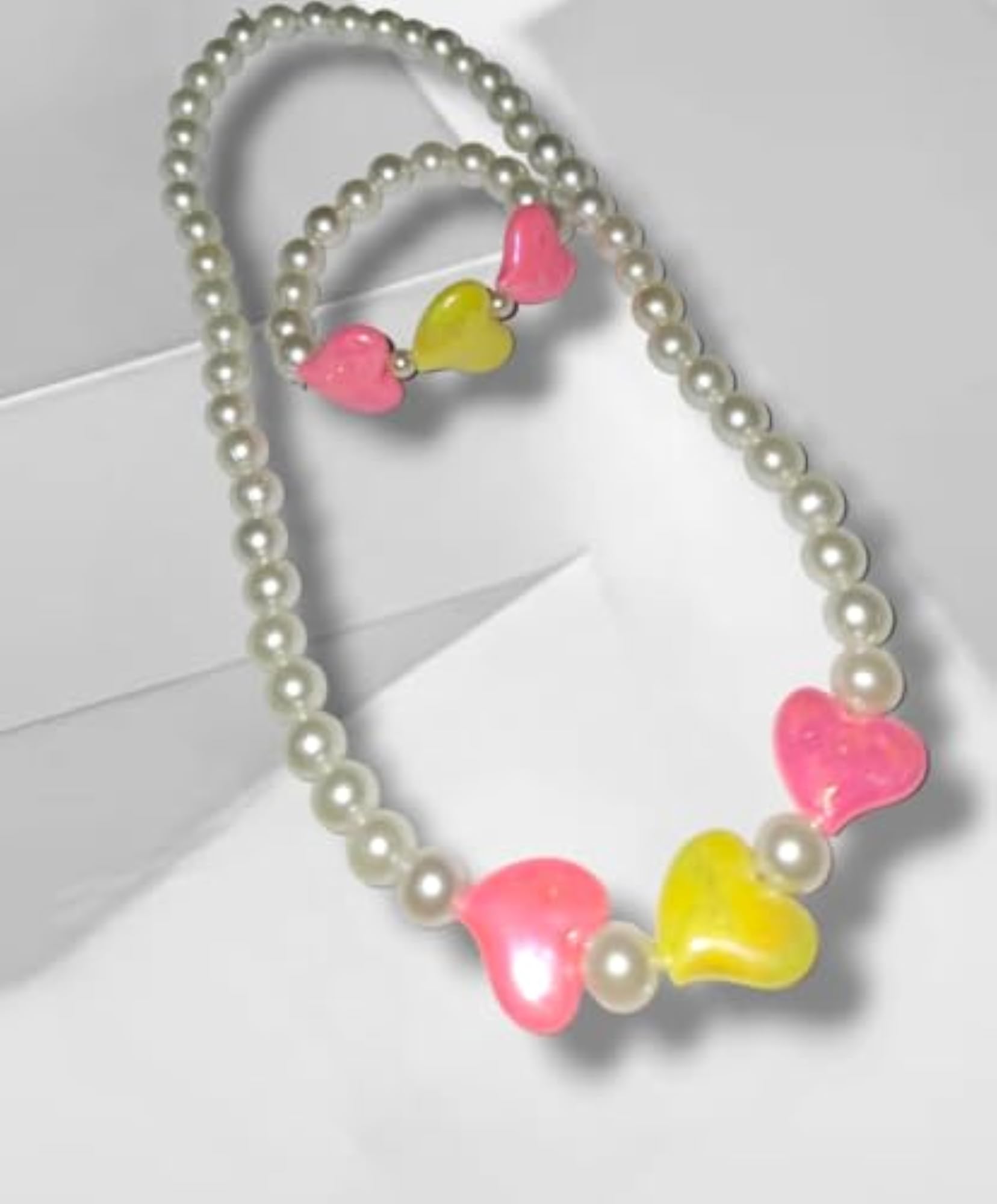 Girls' Cute Necklace & Bracelet Set, Gift for Her