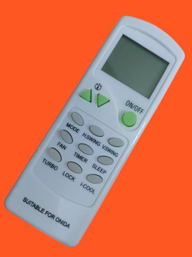 Image of Sanavya AC Remote Control - Compatible Replacement for Split & Window Air Conditioners - Replicates Genuine Remote Functions (Onida ac Remote 7c)