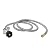 GasSaf 6 Feet Propane Regulator and Hose Universal Grill Regulator Replacement with Stainless Steel Braided Hose for QCC1 Low Pressur LP Gas Grill, Heater and Fire Pit Table,3/8" Female Flare Nut