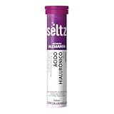 SELTZ Ácido Hialurónico, 20 Tabletas Efervescentes Sabor Cereza Vainilla, para Hidratación de la Piel