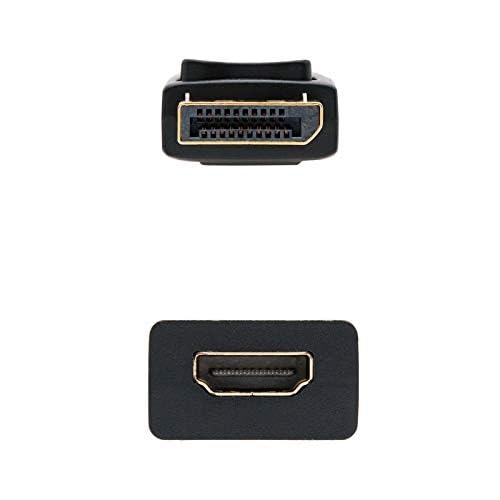 Brightium DisplayPort to HDMI Converter, DP/M-HDMI A/H, Male-Female, Black, 15 cm