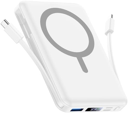 para Magsafe Power Bank, 10000mAh Magnético Bateria Externa Carga...