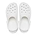 Crocs Women's Classic Platform Clog, White, 9