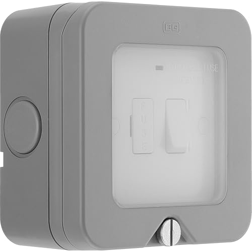 BG Electrical Single Weatherproof Outdoor Switched Fused Connection Unit