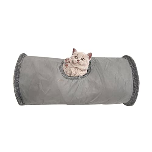 Cama para gatos tipo túnel plegable contra el estrés de gatitos S 5