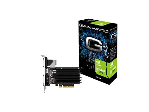 Gainward GeForce GT 730 SilentFX, 2GB DDR3 (64 Bit), HDMI, DVI, VGA, 426018336-3224 (DDR3 (64 Bit), 