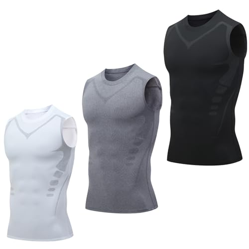 Sculptix Ultimate Compression Tank, Sculptix Compression Undershirt Tank Top Men Breathable