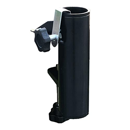 Sonnenschirmhalter – Schirmständer Tisch, Eisen-Regenschirmhalter | robuste Schirmklemme aus Metall, Schirmhalterung, Deckmontage, Sonnenschirmständer, Eisen, Sonnenschirmhalter für Innenhof, Balkon,