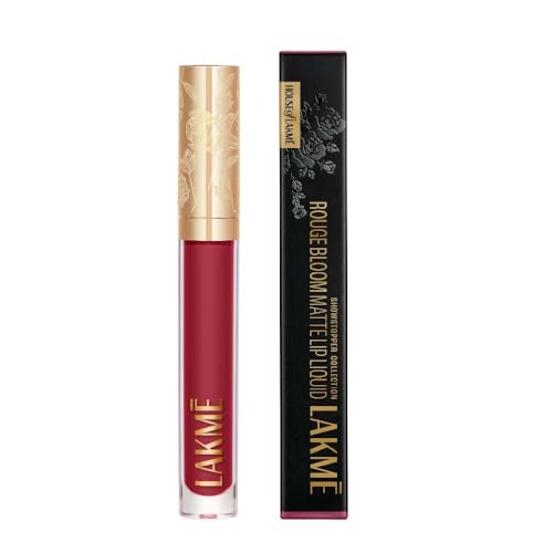Image of Lakme Rouge Bloom Matte Lip Liquid Delicate Daisy 302-3.5ml