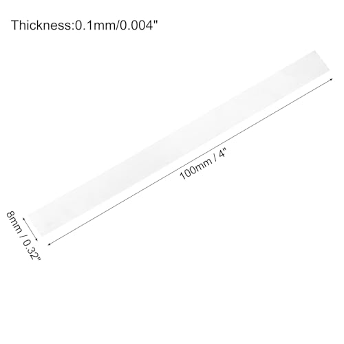 Image of MECCANIXITY Pure Nickel Strip 0.1mm x 8mm x 100mm Battery Soldering Tab Nickel Solder Tab for Battery Pack and Spot Welding 20 Pcs