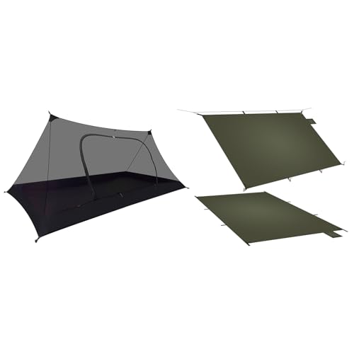 Onewind Mesh Tent with Bathtub and Tent Footprint