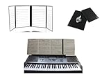 agustu Sheet Music Holder - 4 Page Music Flip Folder, File Binder Holder for Choir Piano Violin with