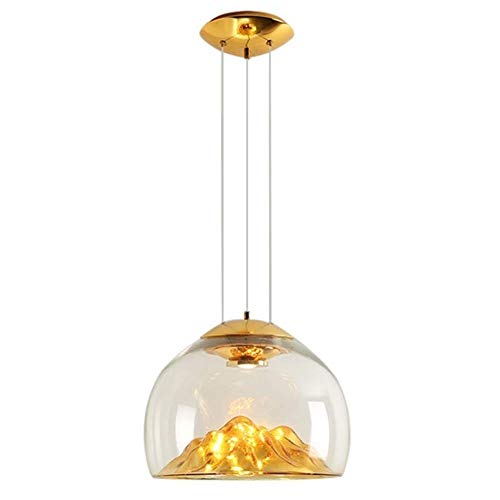 Lustre suspension vintage avec cloche en verre transparent et douille E27 rétro
