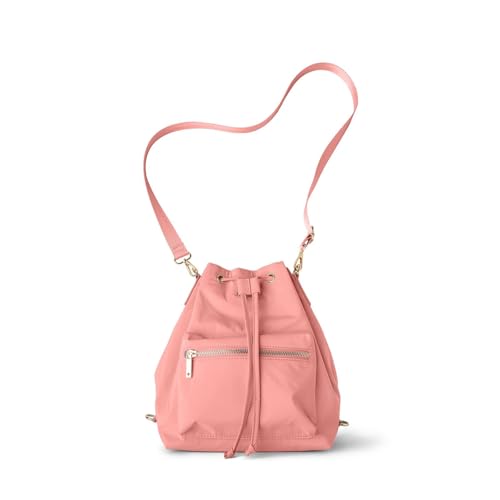 Image of KEDZIE Aries Convertible Bucket Bag 3-Way Backpack Crossbody Strap Purse for Women