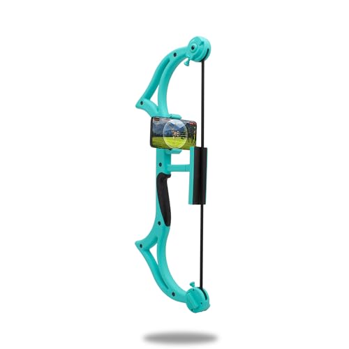 AccuBow Nano Aqua Youth Virtual Archery Gaming & Shooting - 5-40lbs Adjustable Resistance Phone Mount Included Compact & Lightweight Ambidextrous
