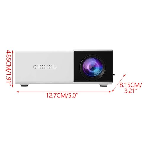 Mini Projector, Movie Video Projector, 1080P HD Portable Projector Outdoor Compatible with HDMI/Audio/ USB/U Disk/Tv Stick, Apartment Must Haves, Mini Tv, Cool Stuff Christmas Gifts for Women Men