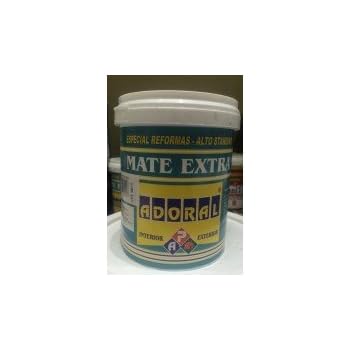ADORAL - Pintura plástica mate extra negro 750 ml: Amazon.es: Bricolaje y  herramientas