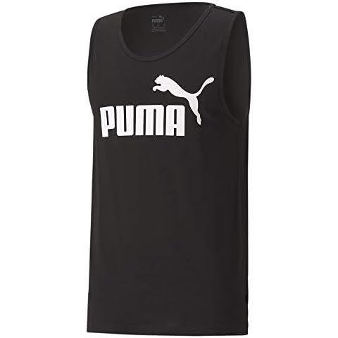 PUMA ESS Tank Camiseta de Tirantes Hombre Black M Cover
